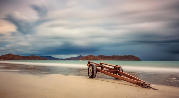 View of the Cenang Beach in Langkawi, Malaysia