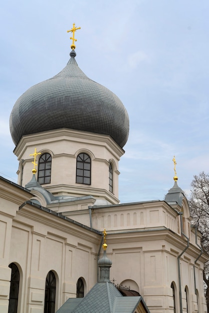 Photo view of church architectural elements