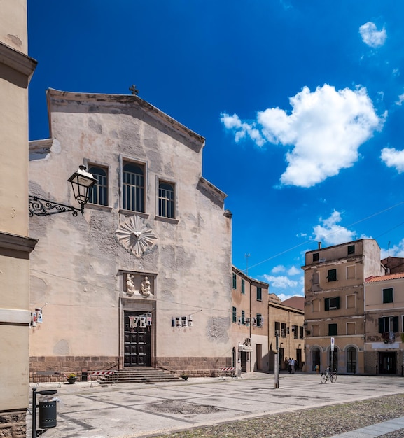 View of church of san michele in alghero