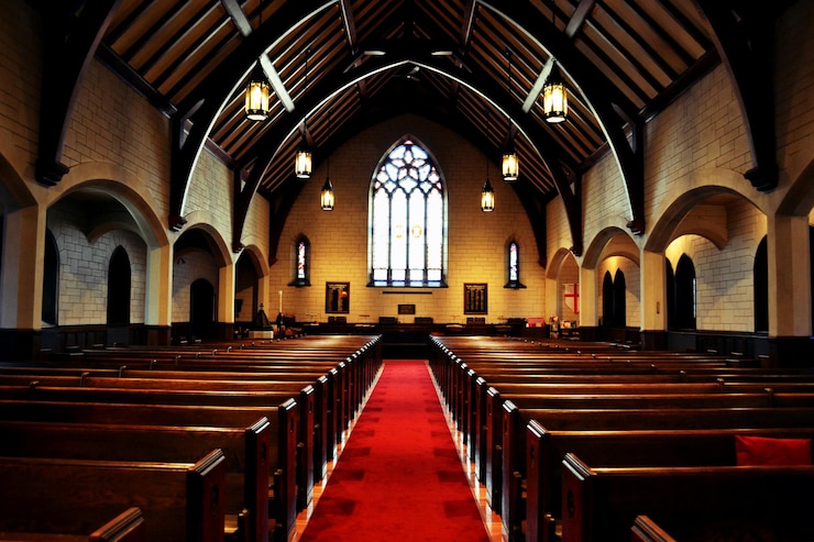 Photo view of church