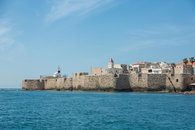 View of the city of Akko from the sea