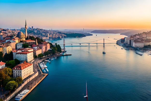 A view of the city of porto from the top of the hill