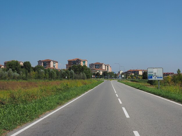 View of the city of Settimo Torinese