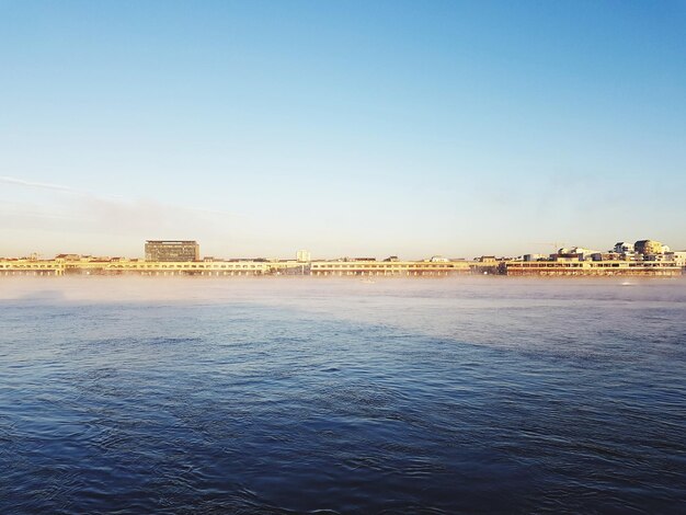 View of city at waterfront