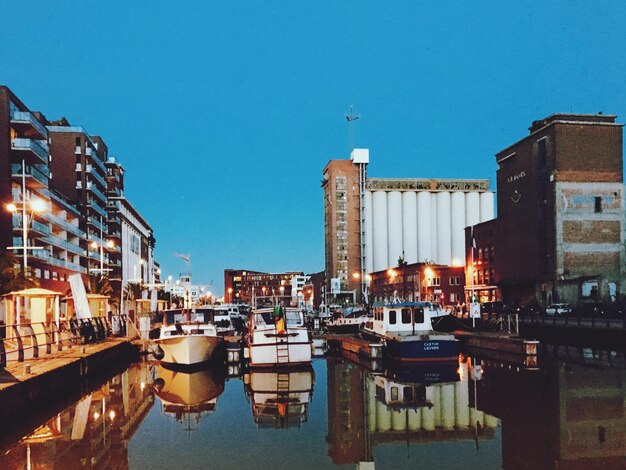 View of city at waterfront