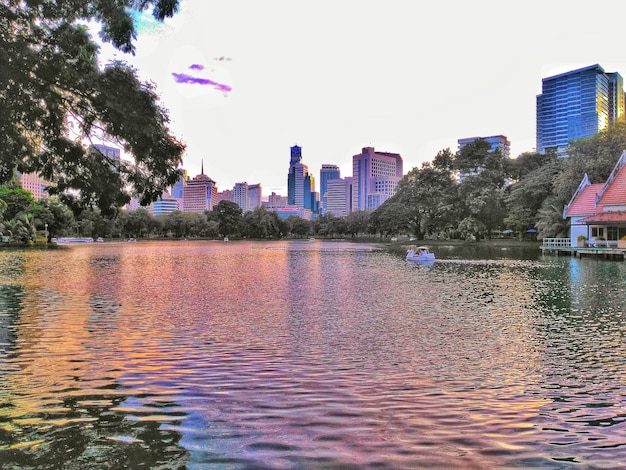 Photo view of cityscape against sky