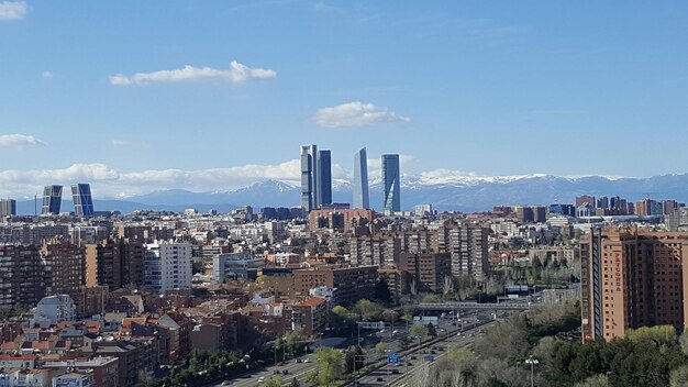 View of cityscape against sky