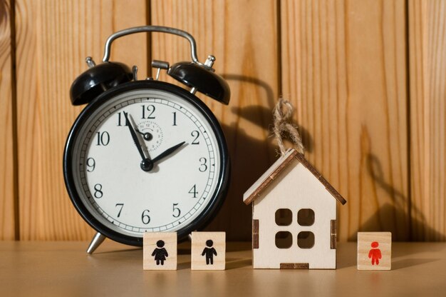 View of a clock on the wall