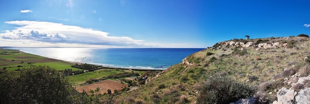 The view close Kourion Cyprus