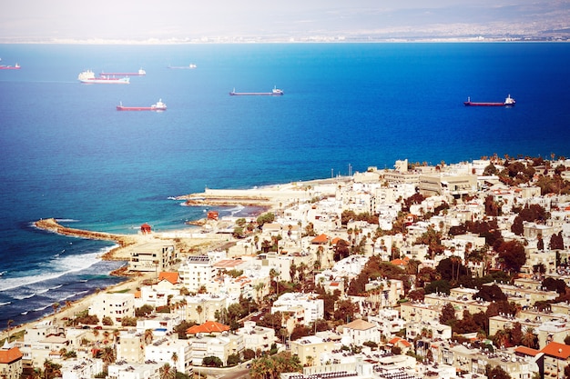 View on Coast of Haifa, Israel