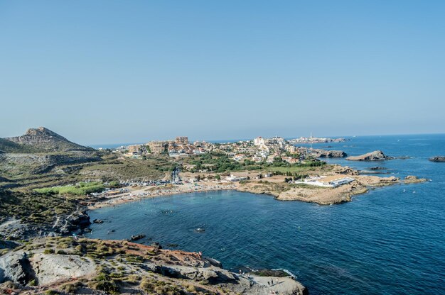 A view of the coast of malta