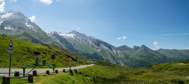 Vista del col aubisque nei pirenei francesi