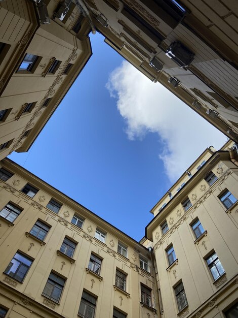 View of the courtyard in St. Petersburg