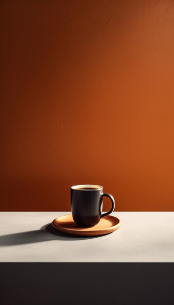 a view of a cup of coffee