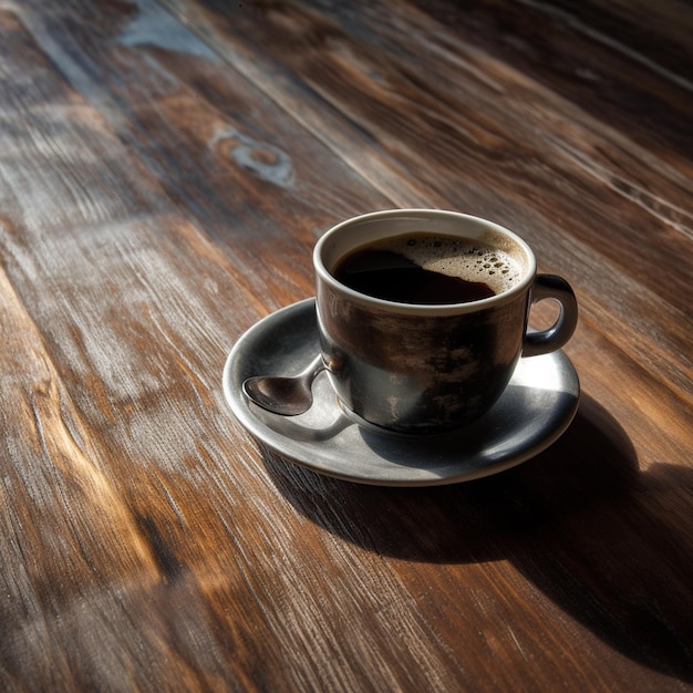 a view of a cup of coffee