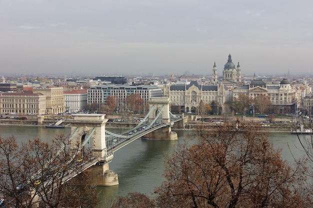 View of the Danube Budaesht Hungary