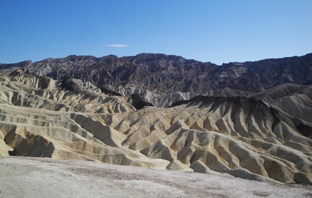 Foto la vista di un deserto