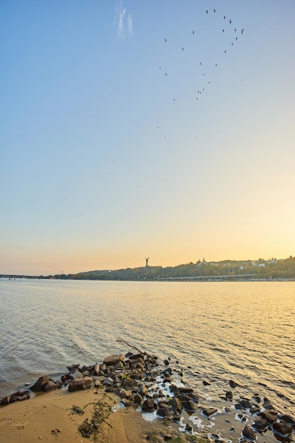 View of Dnieper river in Kiev