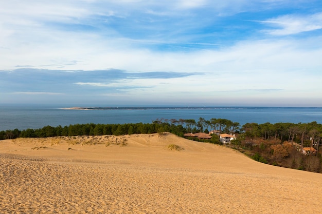 View down from the dune of Pyla