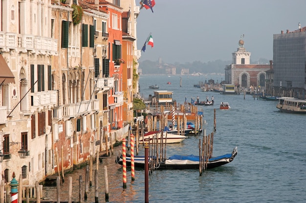 View down the Grand Canal in Venice