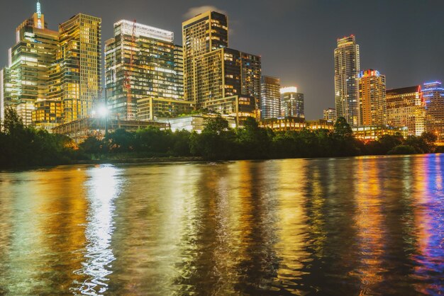 Photo view of downtown austin texas in usa