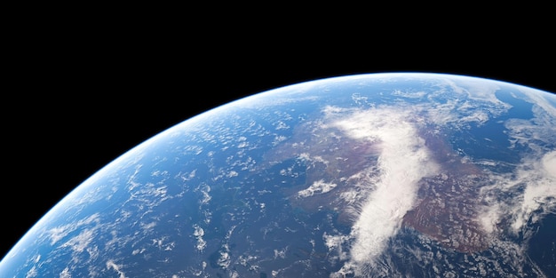 A view of the earth from space