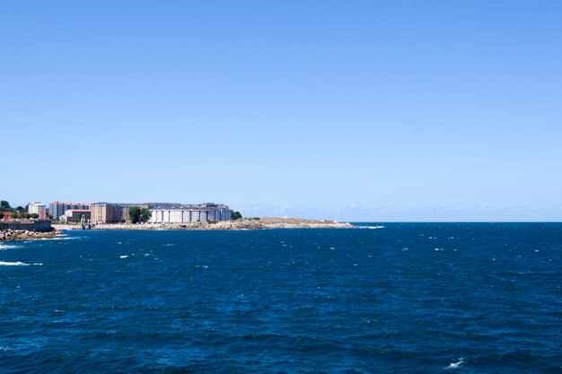 View of the estuary of A Corua from the city