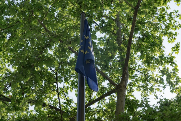 Photo view of the european union flag