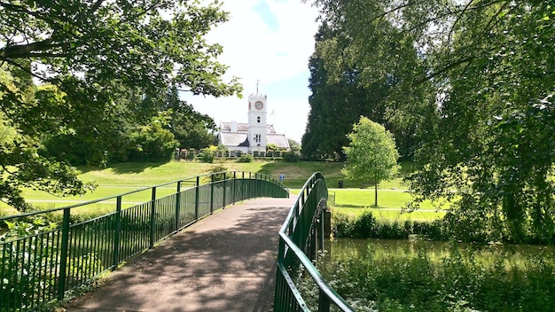 Foto vista del ponte pedonale