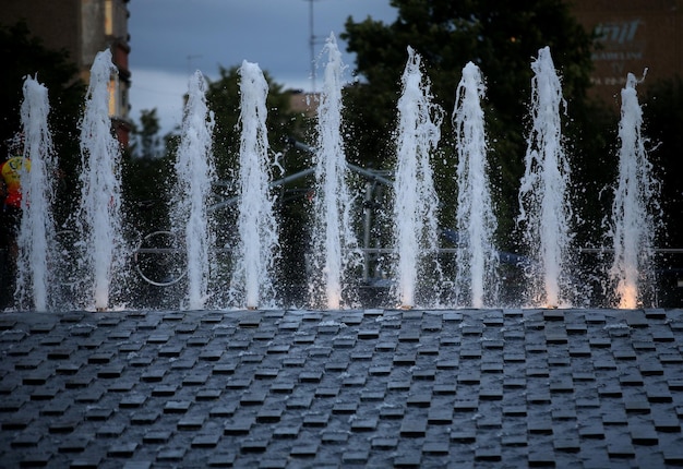 View of fountain