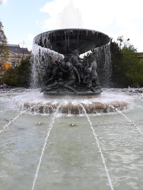 View of fountain