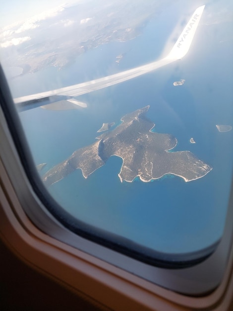 Photo view from airplane