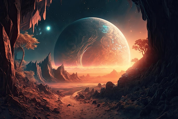 View from an alien world