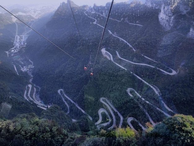 View from the cable car