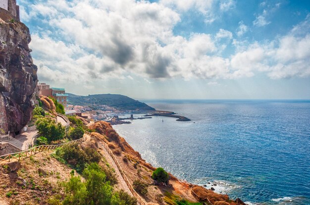 Vista dalla città vecchia di castelsardo