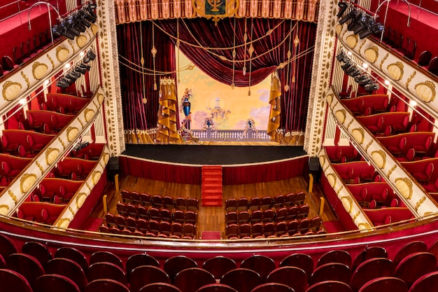 Photo view from the coop of an opera house