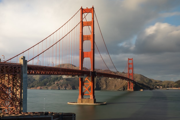 View from the Golden Gate Bridge in San Francisco, California