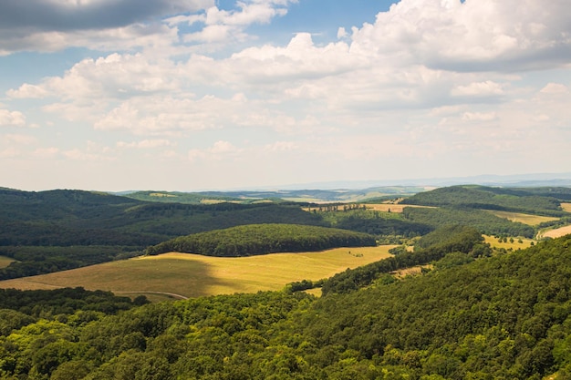 View from Holloko castle