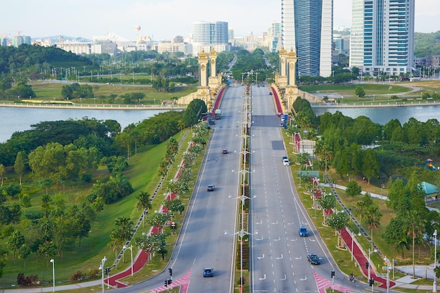 View from the International Convention Centre in Putrajaya Malaysia