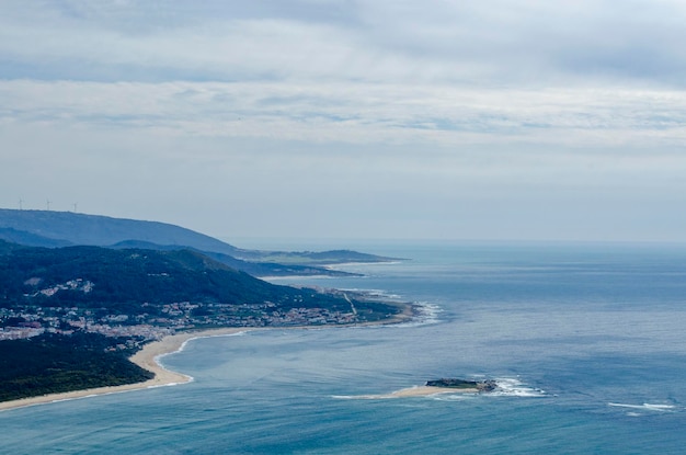 View from monte de Santa Tecla in Galicia Spain