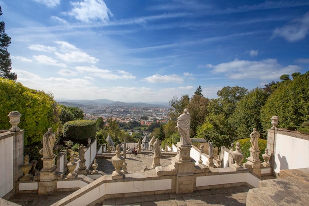 Photo view from places in braga portugal