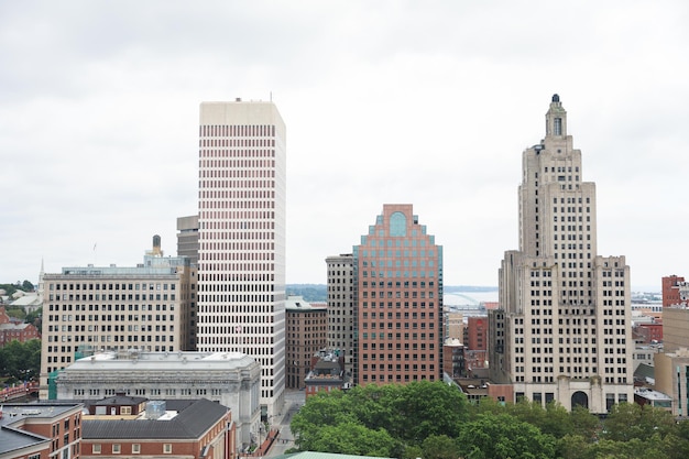 The view from the top of the building