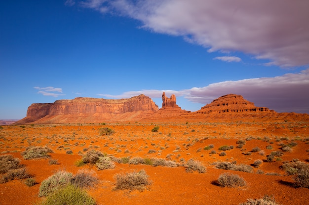 View from US Scenic road to Monument Valley Utah