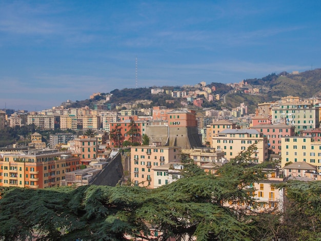 View of Genoa Italy