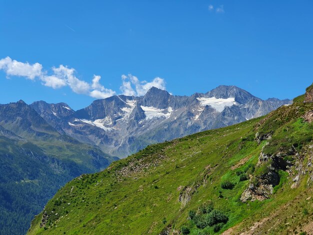 View on a glacier