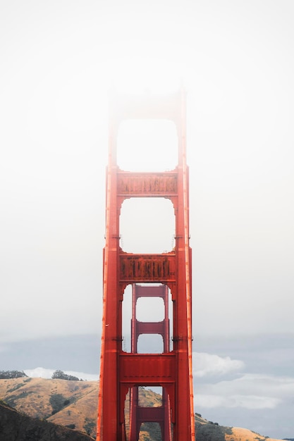 Вид на мост Золотые Ворота, Сан-Франциско, США