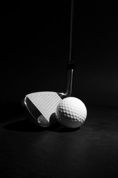 Photo view of golf sport equipment