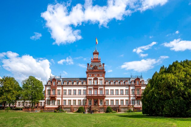 View of government building against cloudy sky