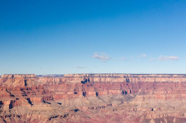 View of grand Canyon from South Rim in the Winter.