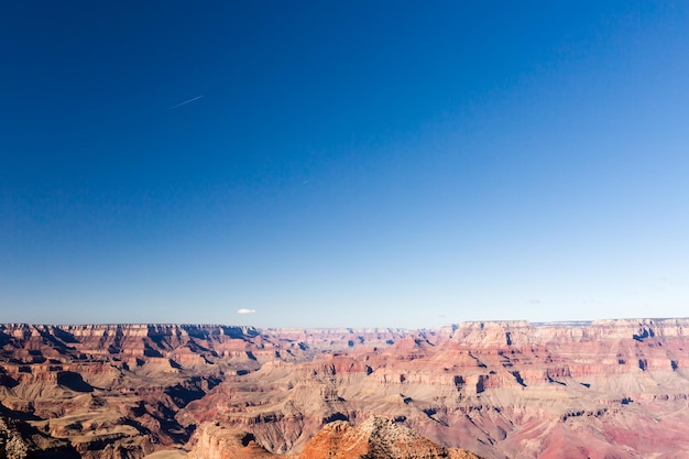 View of grand Canyon from South Rim in the Winter.